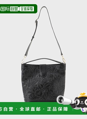 1h可退 日本直邮CARVING TRIBES女士手雕花卉图案牛皮大容量通勤