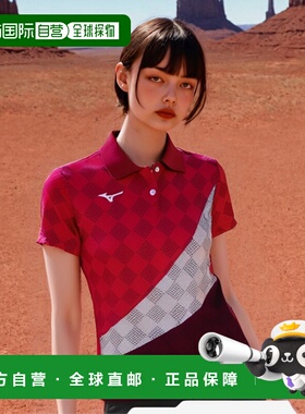 日本直邮 [美津浓网球/羽毛球服(女)] 比赛衬衫/女(62JA1701)