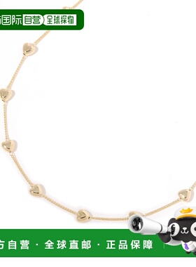 日本直邮Heather 女士迷你爱心项链 真鍮材质 日常简约设计 63671