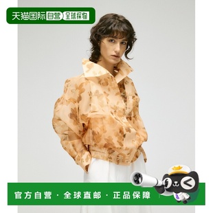 付款1h内可退 日本直邮COLUMN女装宽松花纱衬衫外套 半透明设计 6