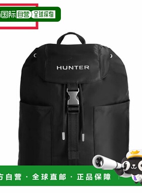 日本直邮Hunter 高级尼龙迷你背包黑色 (UBB5517NYL-BLK)