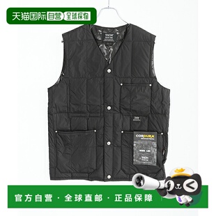 轻质 TAION 领纽扣羽绒背心男女皆宜 领纽扣羽 WORK