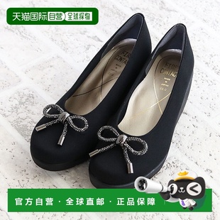 和小码 日本直邮First 舒适便捷大码 女士坡跟厚底高跟鞋 可 Contact