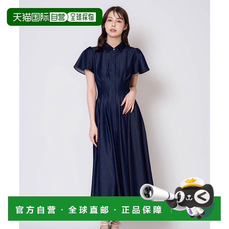 日本直邮Noela 袖部带褶边衬衫式连衣裙 [N05236EW017551]