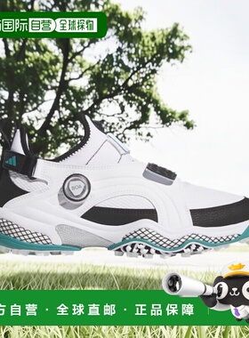 日本直邮adidas 代码混沌25中帮无鞋带高尔夫鞋 JP5187 男士高尔