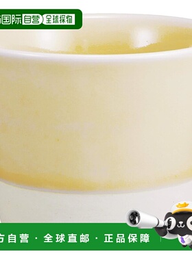 【日本直邮】西海陶器 波佐见烧杯 黄磁釉 S 45372瓷器