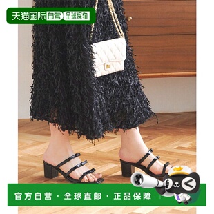 I2630 3段丝带穆勒凉鞋 黑色 LETTUCE 日本直邮KOBE