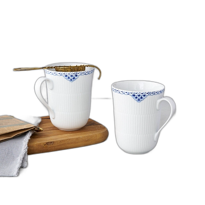 日本直邮Royal Copenhagen 皇家哥本哈根 Princess 马克杯对 350m