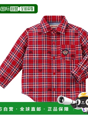 日潮跑腿mikihouse 衬衫 （02）红色 ８０10-5301-387