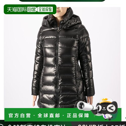 日本直邮TATRAS 女士外套光面材质中长连帽羽绒服 BABILA LTAT24A