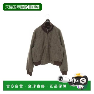 日本直邮中古Prada普拉达男A级95新Blouson夹克衫 尼龙外套浅褐色