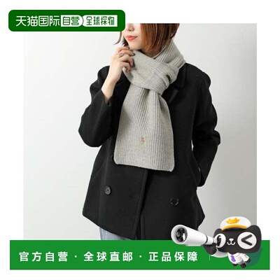 日本直邮Polo Ralph Lauren 围巾 PC0972 罗纹针织马球刺绣 灰色