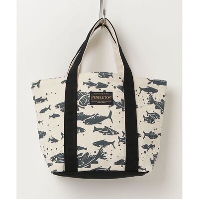 日本直邮PENDLETON 男女同款 鲑鱼纹全棉迷你托特包 PDT000261015