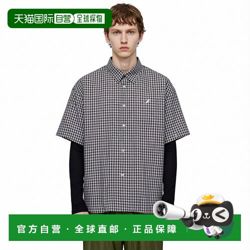 日本直邮KANGOL 男女同款 oversized半袖衬衫 胸前刺绣logo GR26E