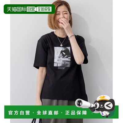 日本直邮23区 女装 JANE PACKER联名 花卉艺术图案T恤 日版宽松日