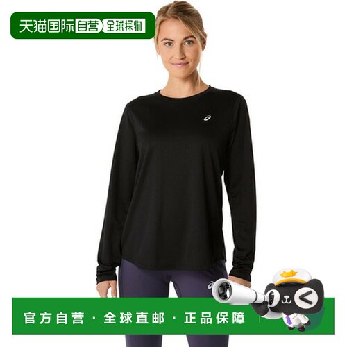 日本直邮亚瑟士（ASICS）女士跑步速干长袖衫 2012D149.001户外
