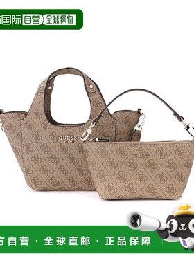 日本直邮GUESS CALISTA 2 IN 1 Mini托特包手提包单肩包斜挎包