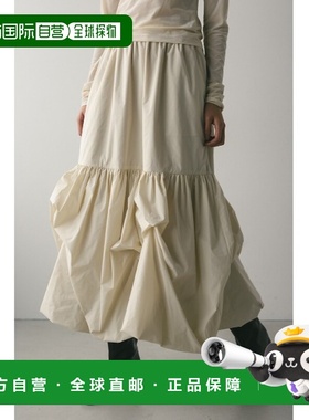 1h可退 日本直邮STYLEMIXER 女装 高腰松紧褶皱设计蓬蓬半身裙 50
