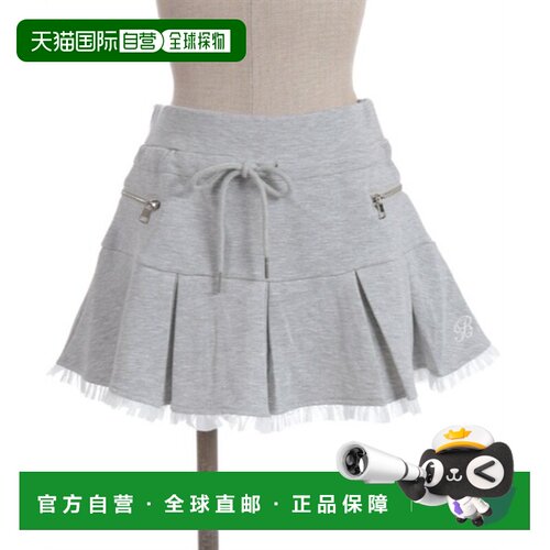 1h可退 日本直邮FickleBebe 女装 荷叶边褶皱运动风短裙 IG271X08