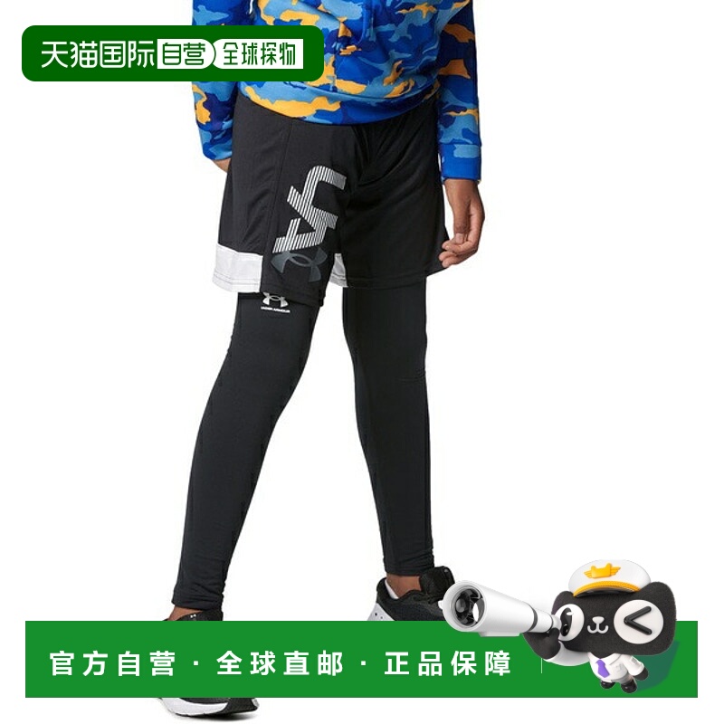 日本直邮Under Armour棒球紧身裤儿童长筒袜 UA Cold Gear Armor