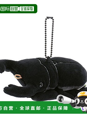 【日本直邮】Colorata昆虫儿童毛绒玩具黑色时尚可爱小巧便携