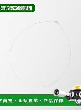 1h可退 日本直邮wePERM Trinity链项链 40cm 细柔光链条 女装 A03