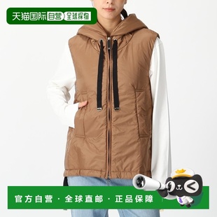 技术棉服马甲 日本直邮Max Green 外套带帽背心加厚女士M Mara