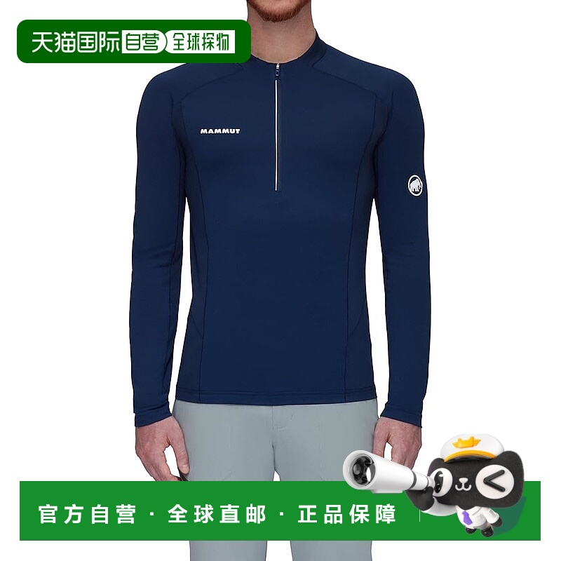 【日本直邮】猛犸象Aenergy FL 半拉链长袖 AF男款1016-01310深蓝