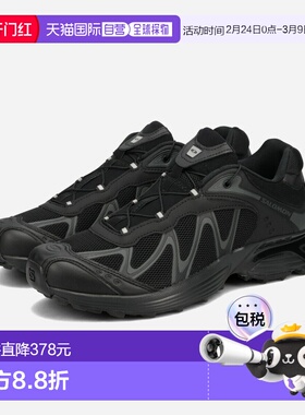 日本直邮SALOMON XT-WHISPER 男女低帮运动鞋 黑色/黑色/沥青色 (