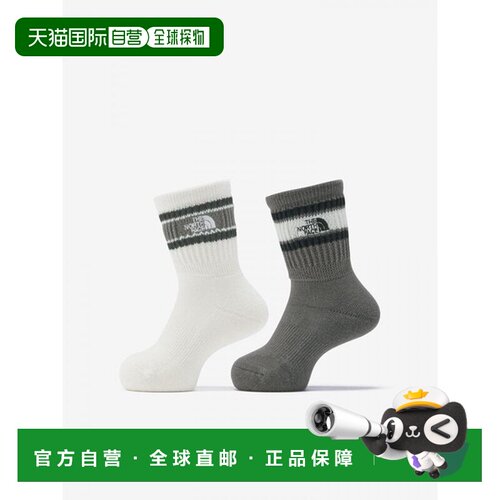 日本直邮The North Face TNF Tube 2P 儿童船袜 NNJ82611-K