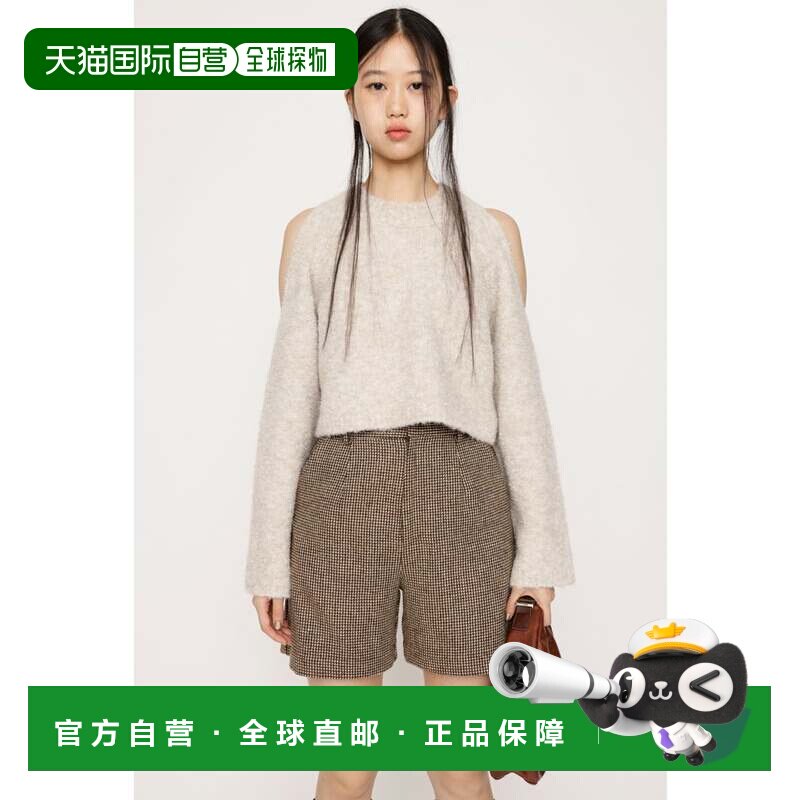 日本直邮SLY 羊毛混纺枪俱乐部格纹短裤