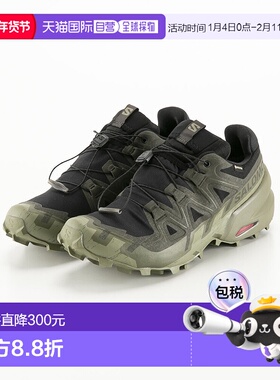 日本直邮Salomon 男士运动鞋 SPEEDCROSS 6 GTX（黑色/泥炭色/深L