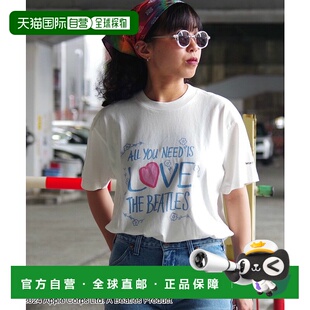 日本直邮Wrangler The Beatles联名款圆领T恤 第二弹 WT90180001