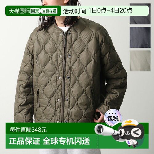 日本直邮TAION 男士短款羽绒服M65LSZBML-1SH风格双拉链内胆软壳