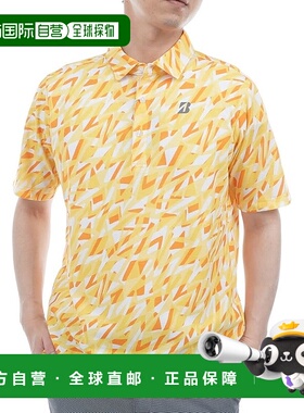 【日本直邮】普利司通 男士复古运动短袖 EGM09A 黄色