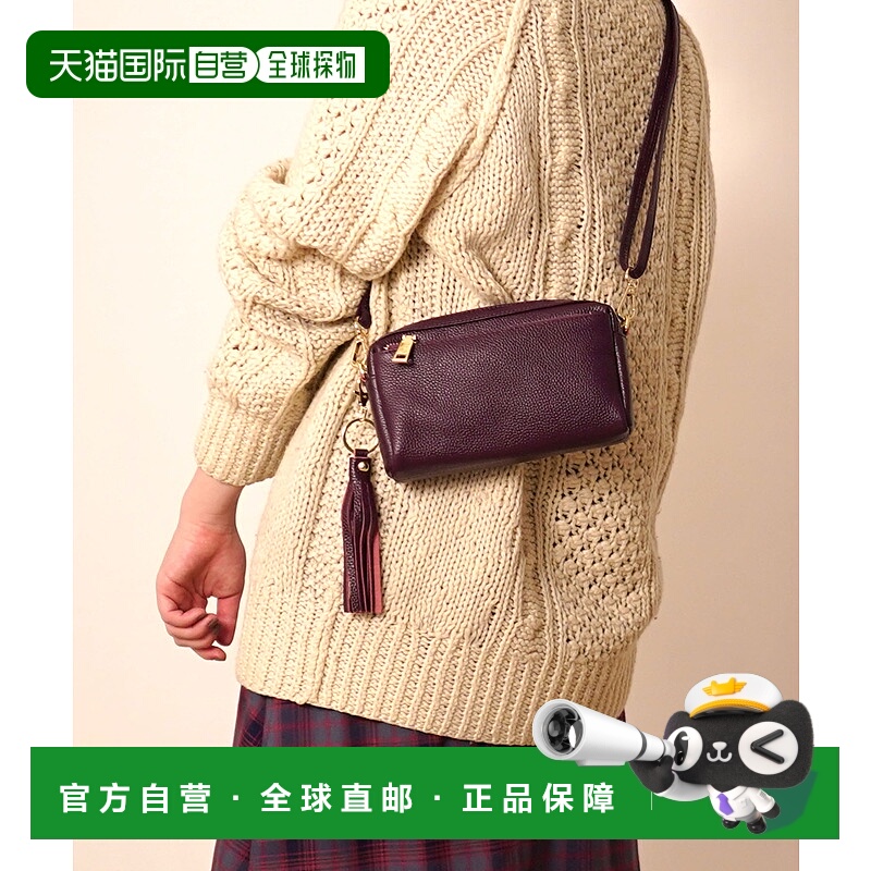 1h可退 日本直邮COOCO 女士牛皮迷你斜挎包 2513111301单肩包