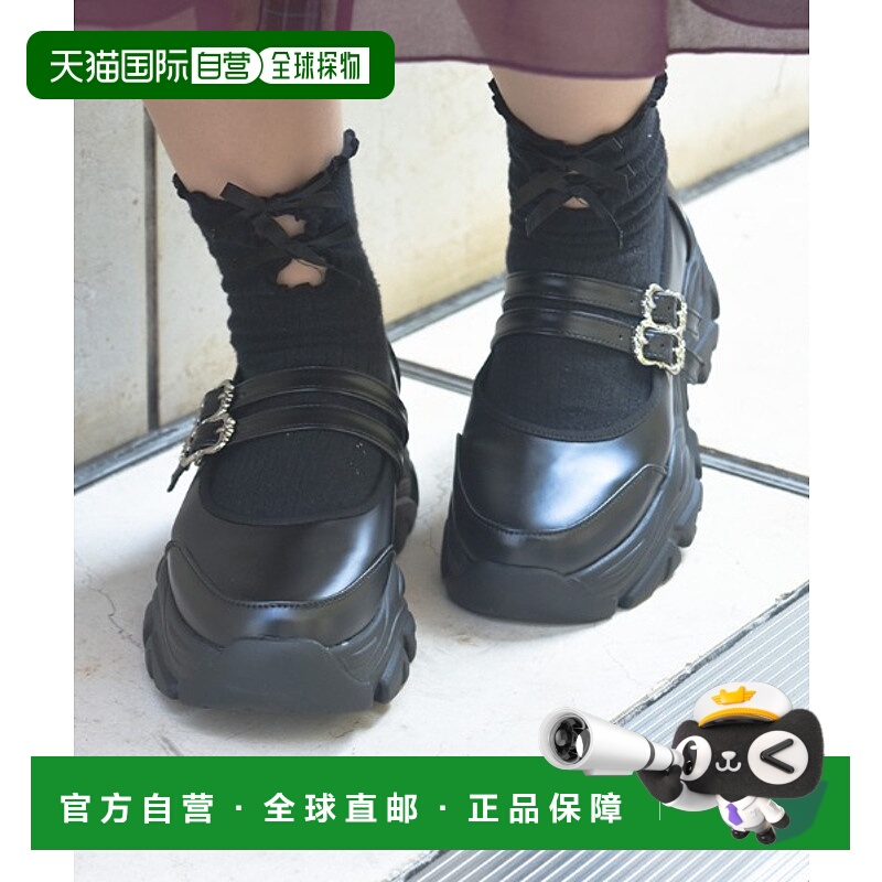 1h可退 日本直邮axes femme 女装 2连带玛丽珍厚底轻便运动鞋 VR6