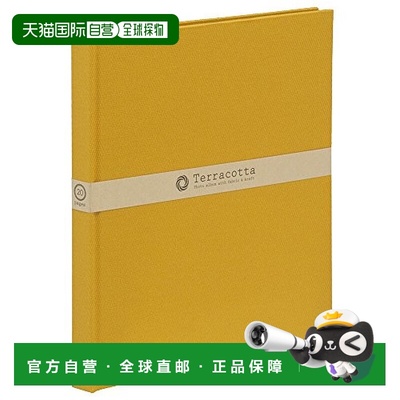 【日本直邮】Nakabayashi仲林 笔记本型相册TERRACOTTA 方形 黄色