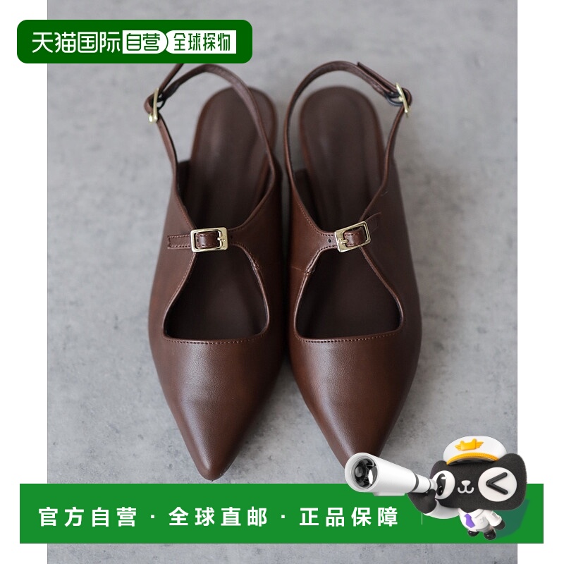 1h可退 日本直邮SESTO 女士简约尖头露跟凉鞋 dns7419高跟鞋单鞋