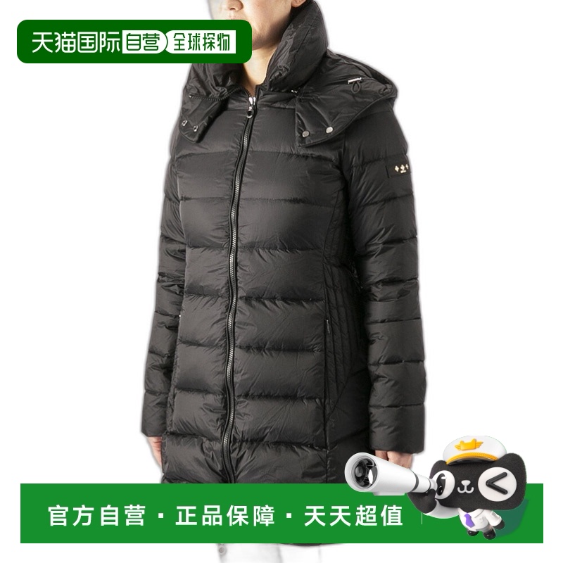 日本直邮TATRAS 女士外套半闪亮中长连帽羽绒服 LTAT24A4694-D PO