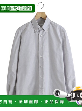 1h可退 日本直邮ERRICO FORMICOLA 男士经典牛津纺长袖衬衫 10333