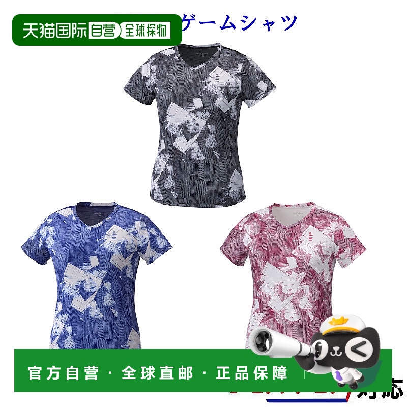 日本直邮GOSEN 比赛球衣 T1961 女士 2019SS 羽毛球网球软式网球