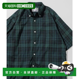 1h可退 日本直邮FREAK'S STORE 印度制 宽松版型 深色马德拉斯格