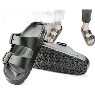 日本直邮BIRKENSTOCK ARIZONA EVA 金属色无烟煤色 1001497 常规