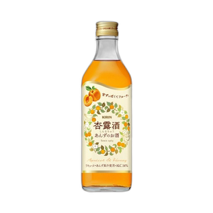 日本直邮麒麟KIRIN 杏露酒纯净清爽口感清新自然畅饮14度 500ml