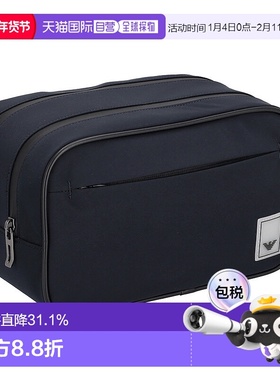 日本直邮EMPORIO ARMANI阿玛尼  男士化妆包便携大容量EM000089-A