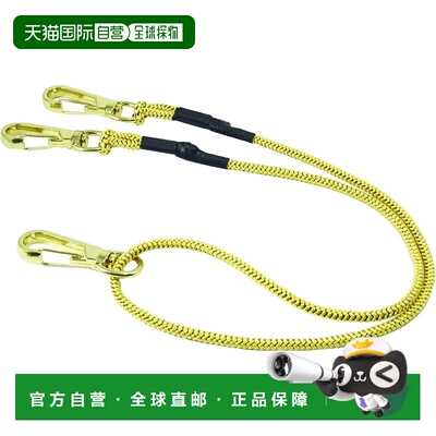 【日本直邮】Fujiya 双枪安全绳，3kg 承重，金色，FSC-3SW-GD