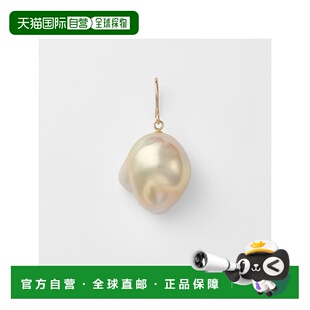 淡水珍珠巴洛克耳环单只 阿卡朵WEB限定K10 日本直邮日潮 agete