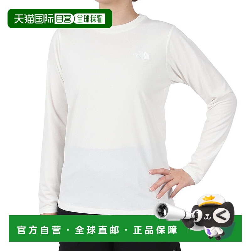 日潮跑腿The North Face北面 女款长袖单点徽标T恤