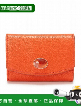 日本直邮TOPKAPI gemdrops 迷你压花皮革天然石三折钱包 [TO002DW